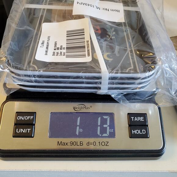 Tarot Card Melamine Plates Set 4 Appetizer Halloween Nicole Miller Rectangle New - Picture 7 of 7